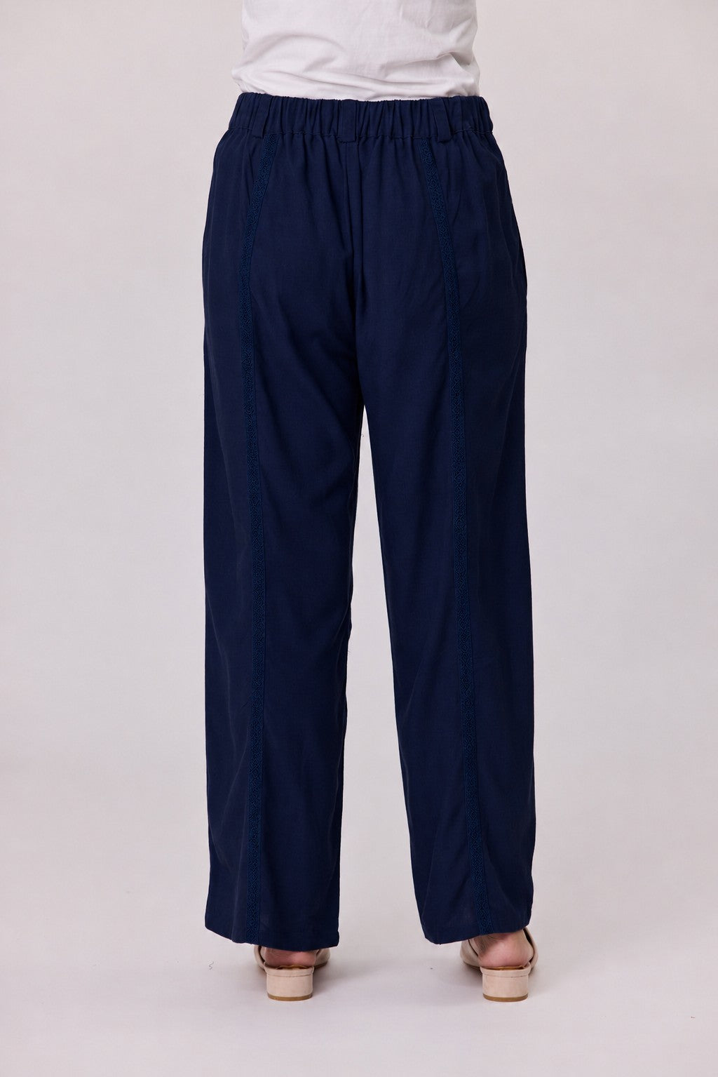 Havana Linen Pant - Navy- Due Aug/Sept