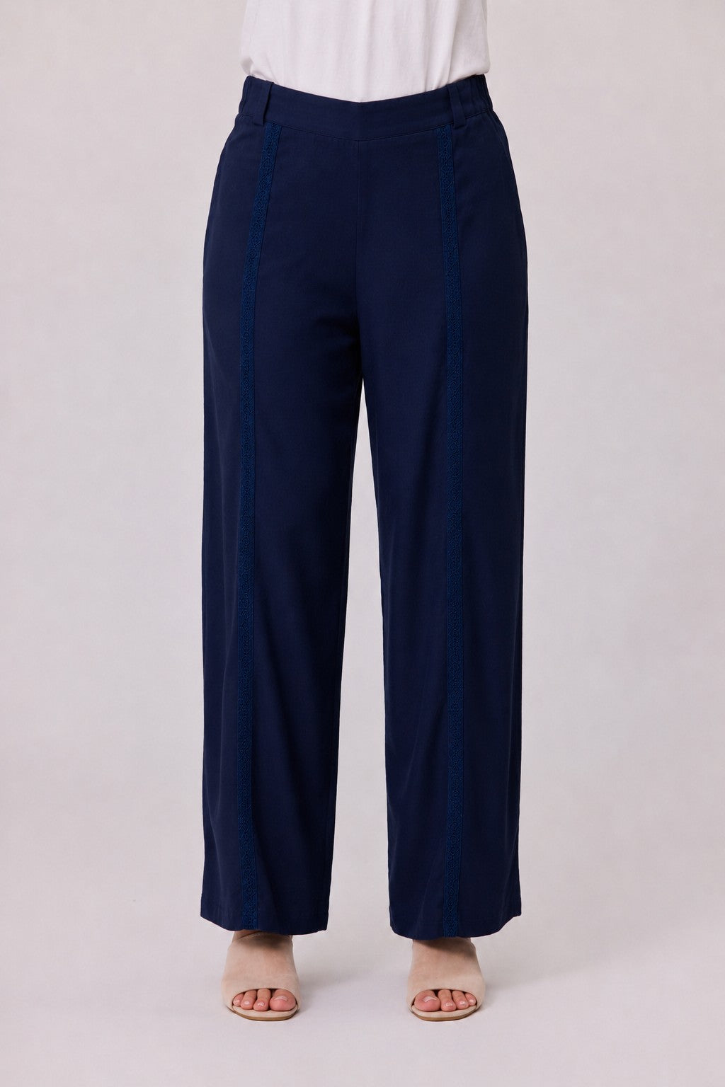 Havana Linen Pant - Navy- Due Aug/Sept