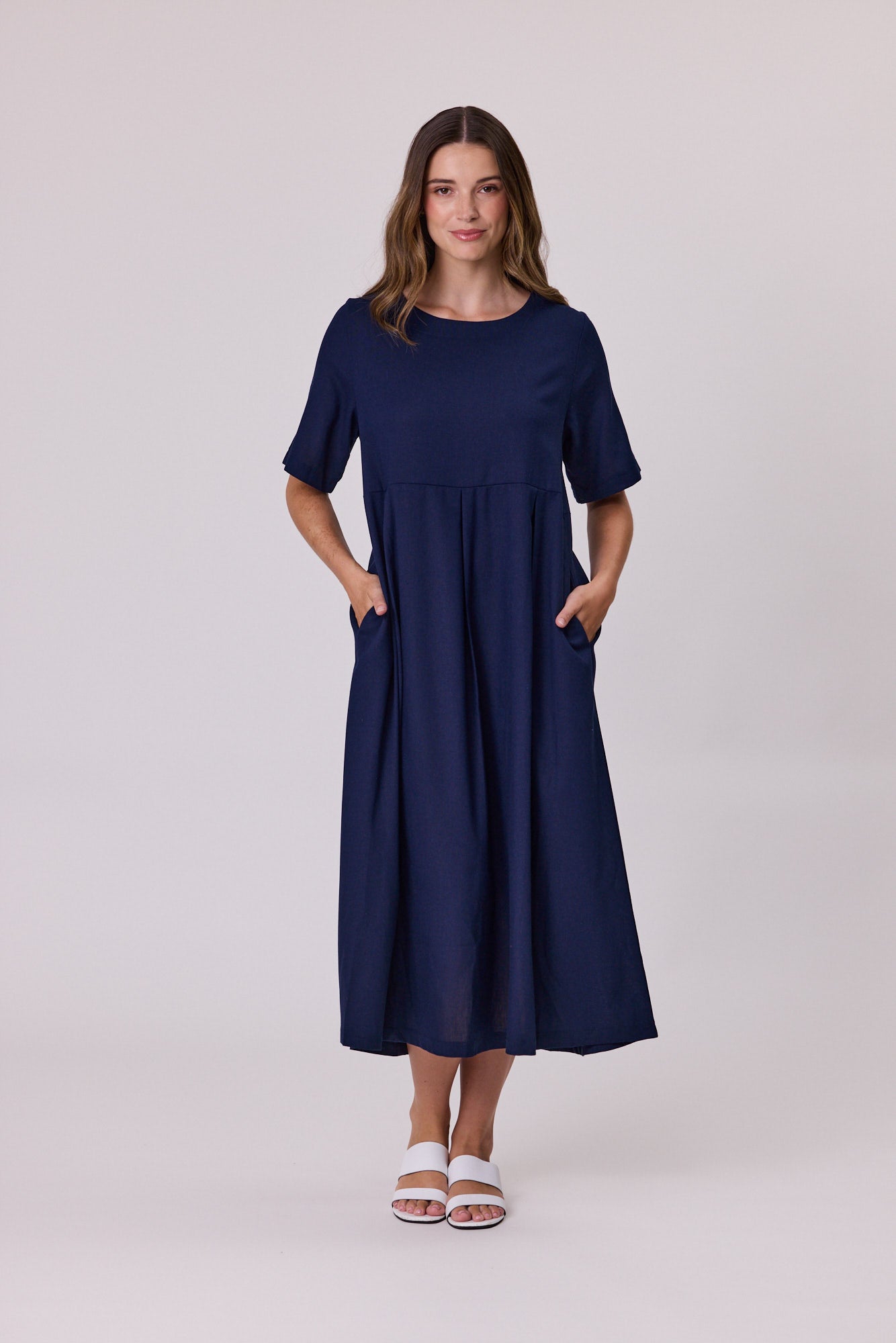 Havana Linen Long Dress - Due Aug/Sept