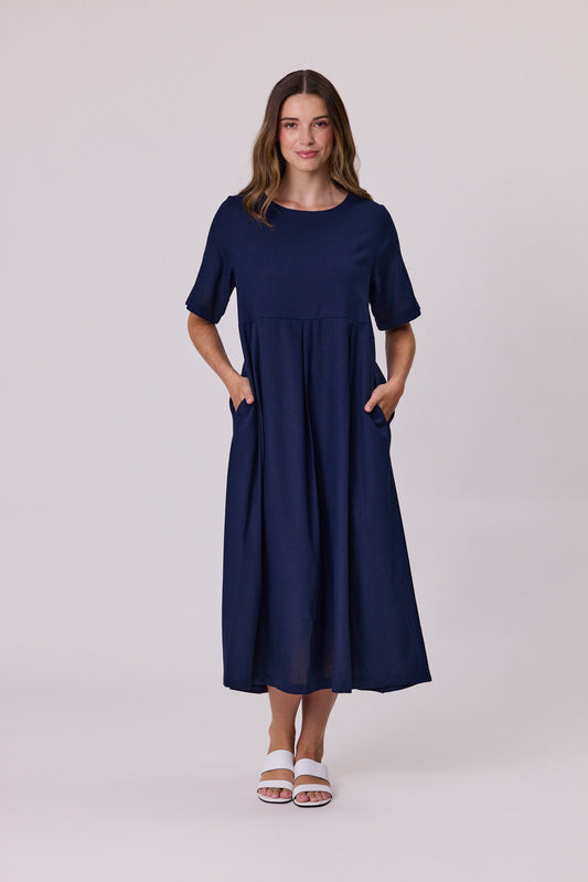 Havana Linen Long Dress - Due Aug/Sept