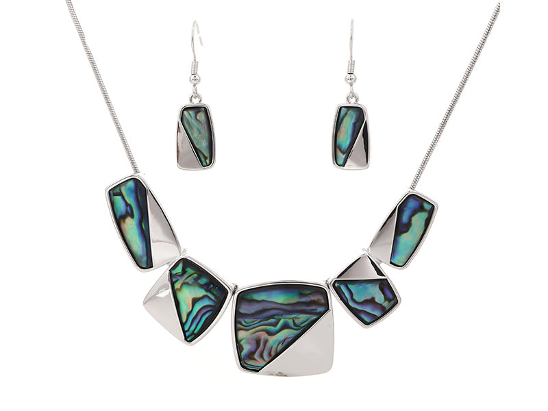 Paua Beads Necklace Set - NC3726