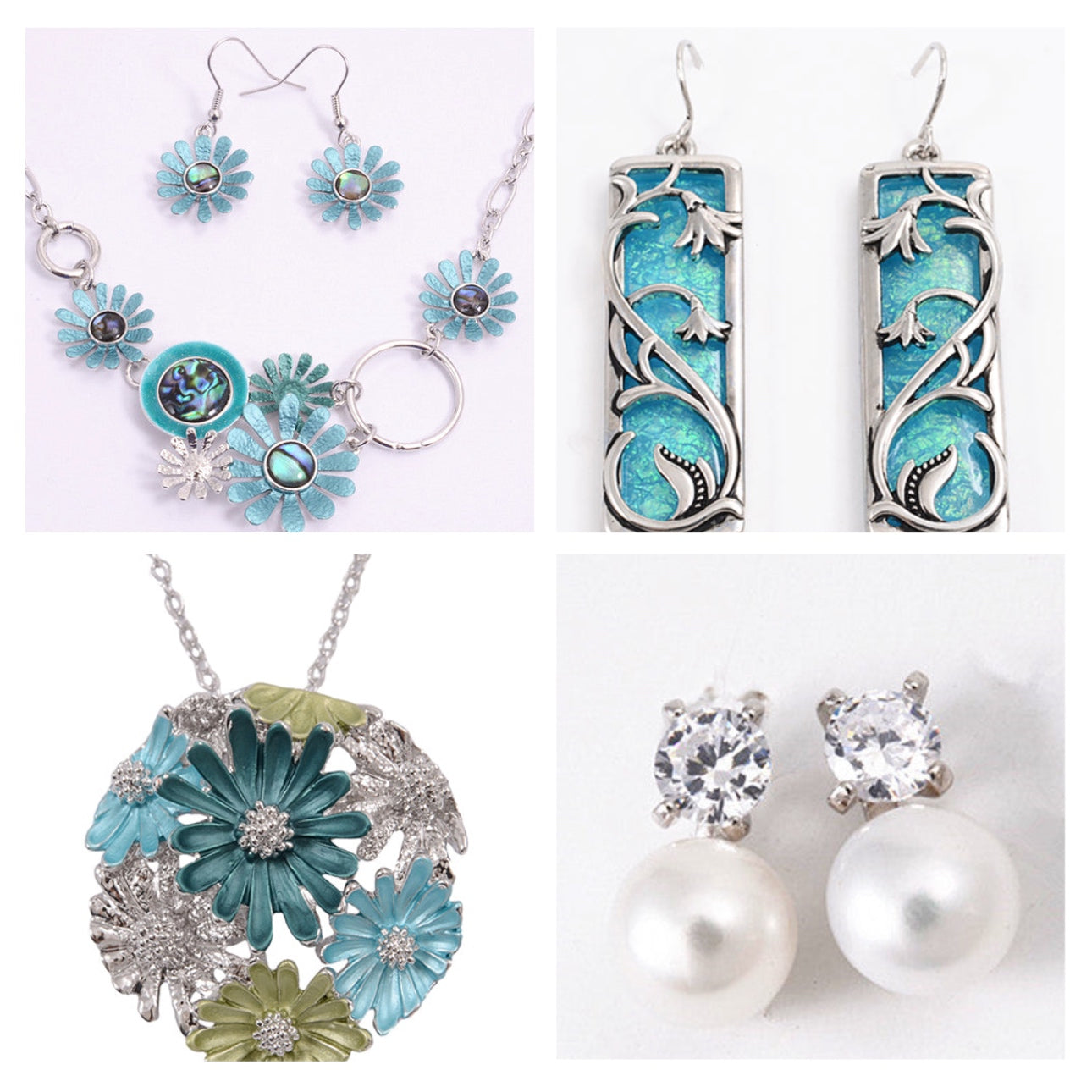 Blue Pohutukawa Necklace NC2234