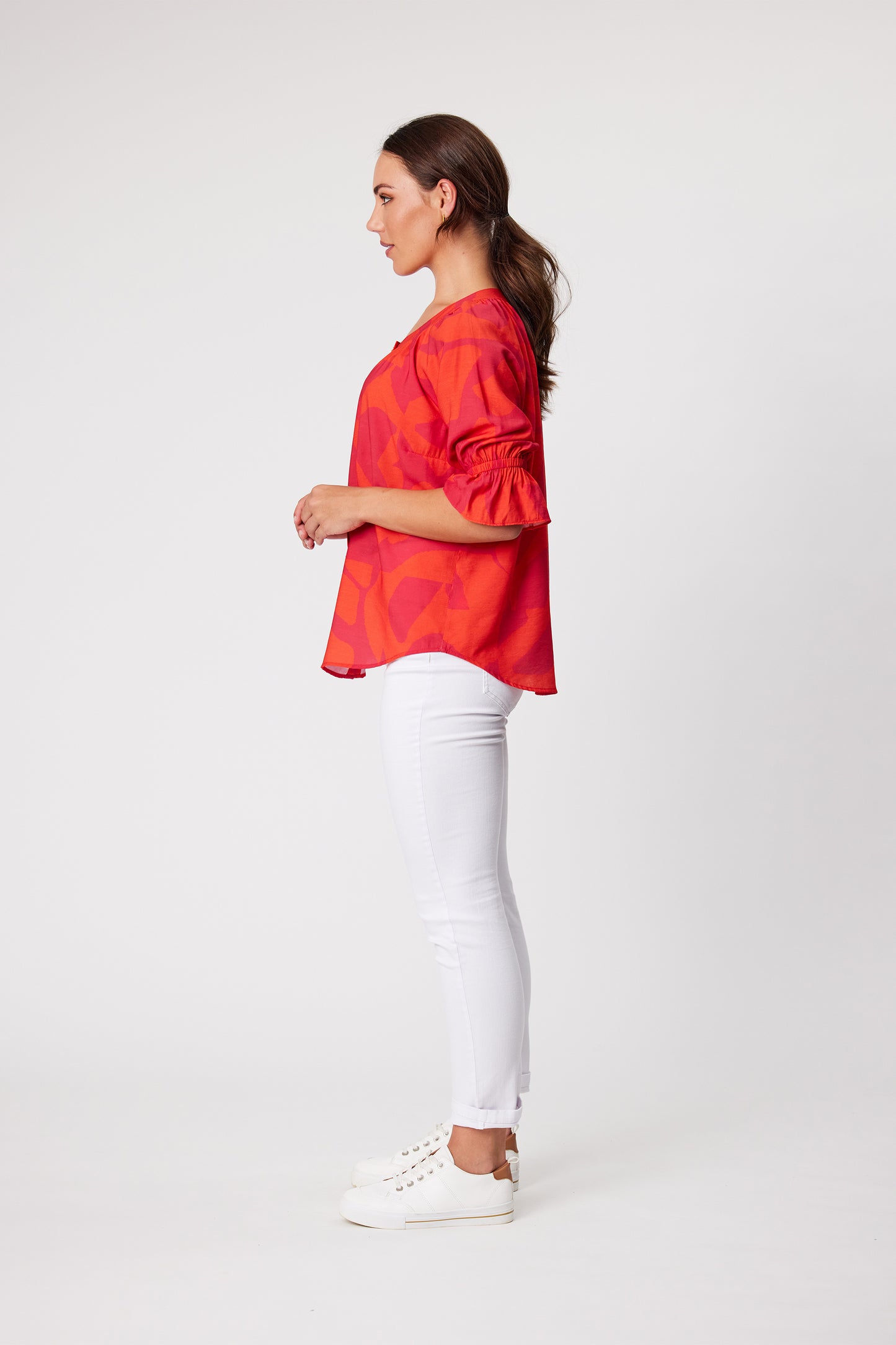 Design Nation - Savanna Top - DN28786 - Raspberry