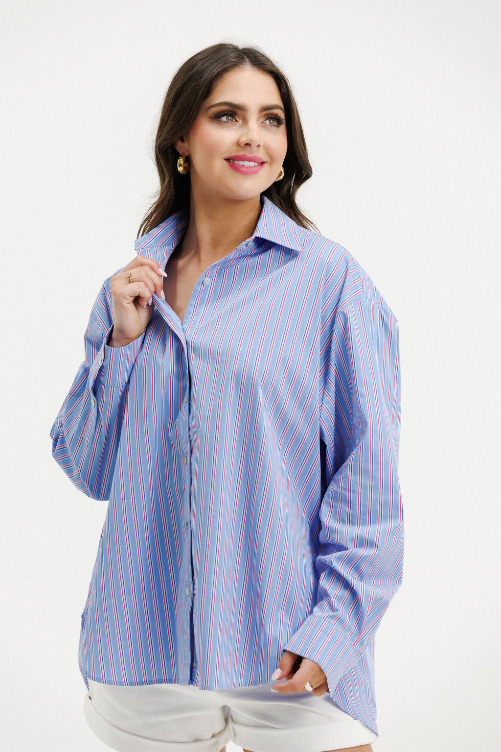 Eliza Shirt - Blue Haven (Due Sept)