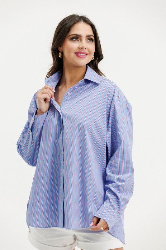 Eliza Shirt - Blue Haven (Due Sept)
