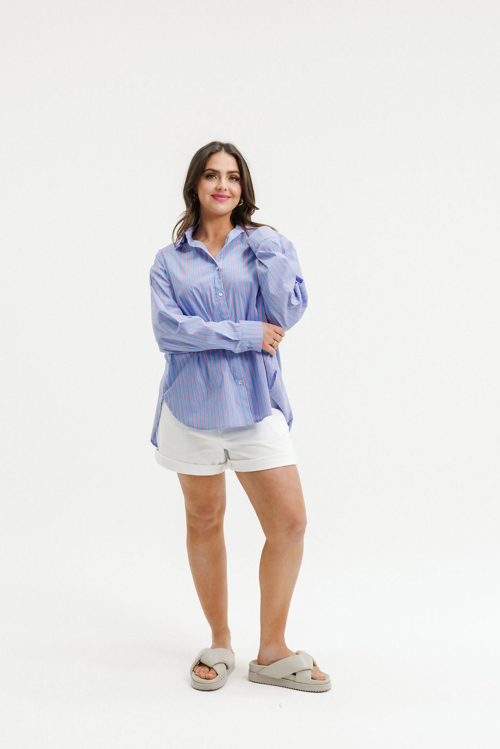 Eliza Shirt - Blue Haven (Due Sept)