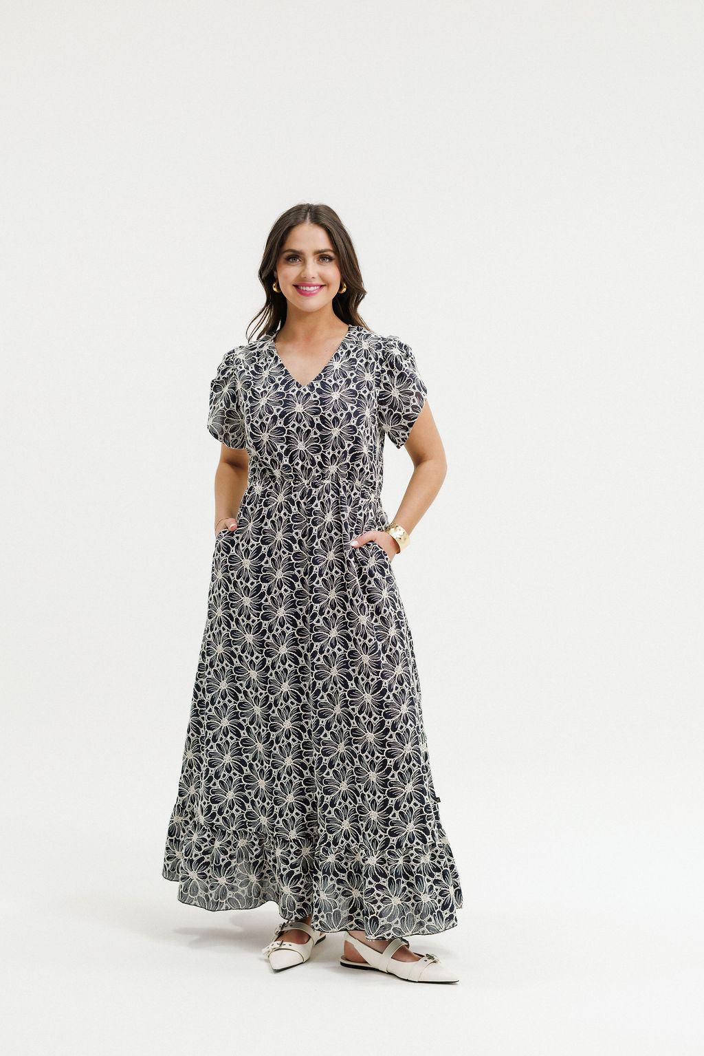 Greta Dress - Black Champagne - Coming Soon