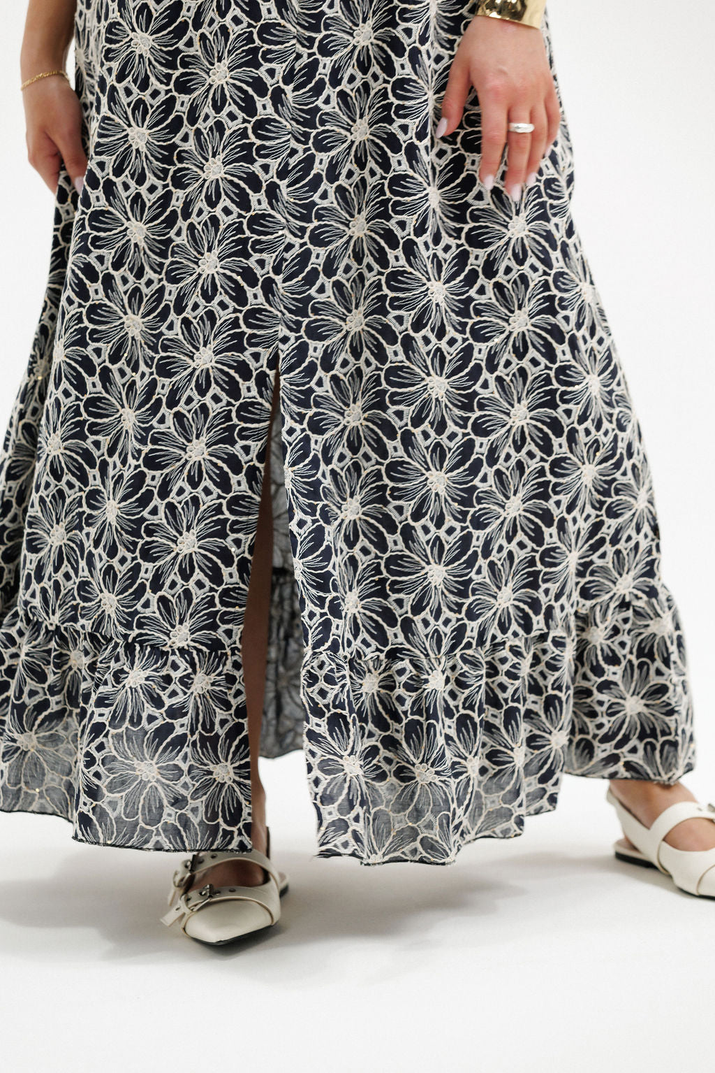 Greta Dress - Black Champagne - Coming Soon