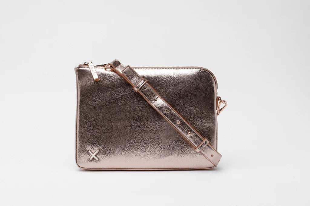 Homelee - Oversized Clutch - Rose Gold, Silver or Black