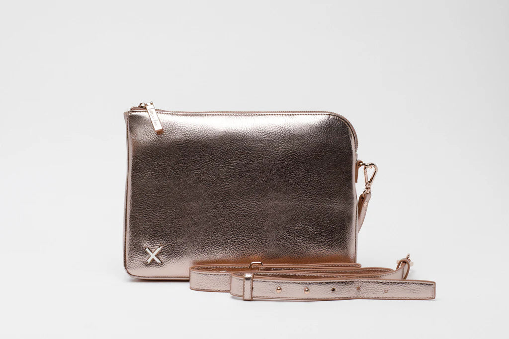 Homelee - Oversized Clutch - Rose Gold, Silver or Black