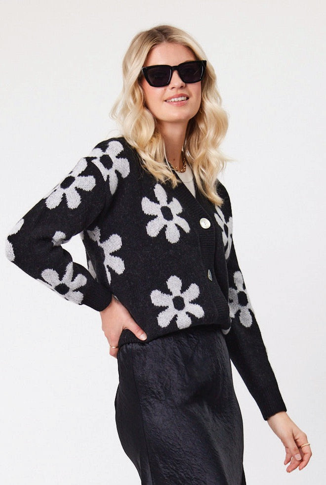 Lemon Tree - Flora Cardi - LTD173 - Black - Arrived - Price Drop