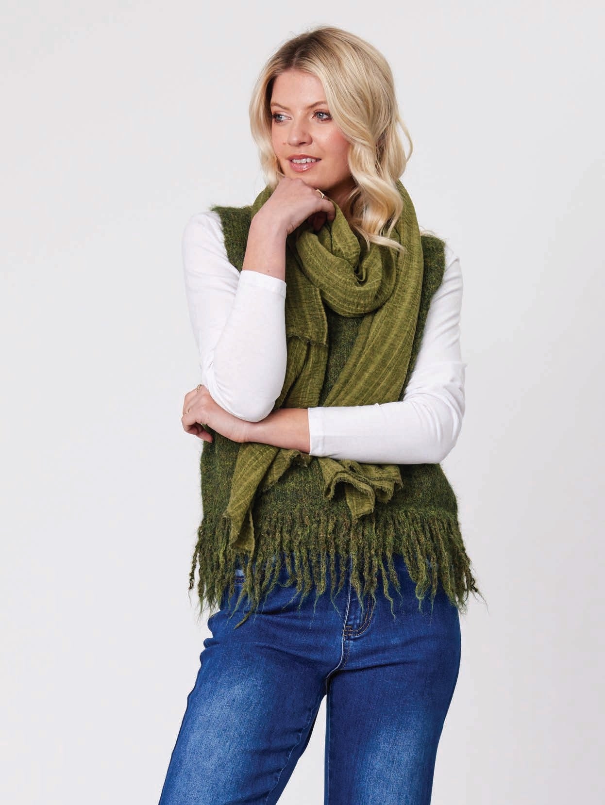 Lemon Tree - Amy Knit Vest -LTD160 - Khaki - Due March