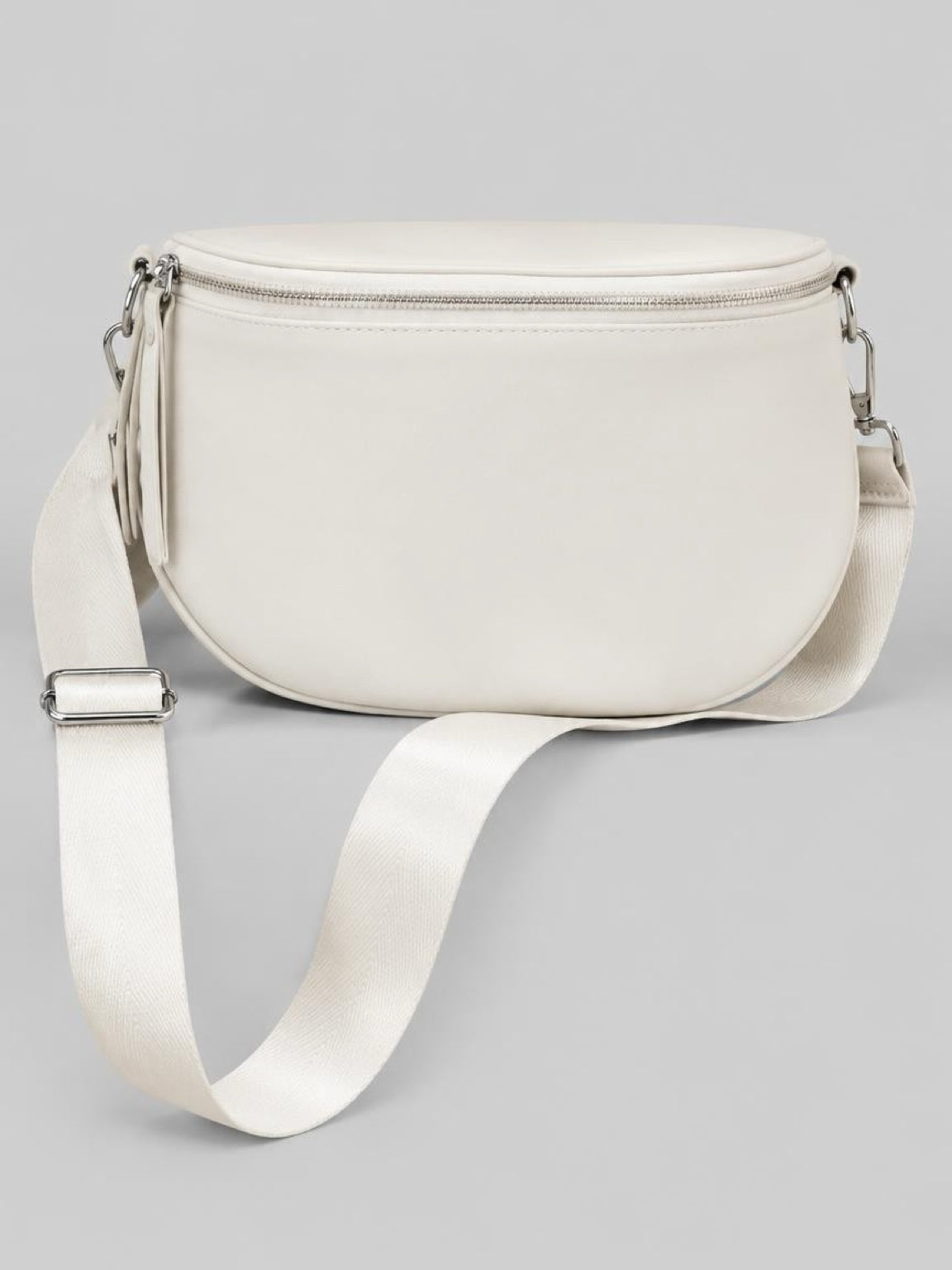 Dani Leather Handbag - Blonde with Satin Strap