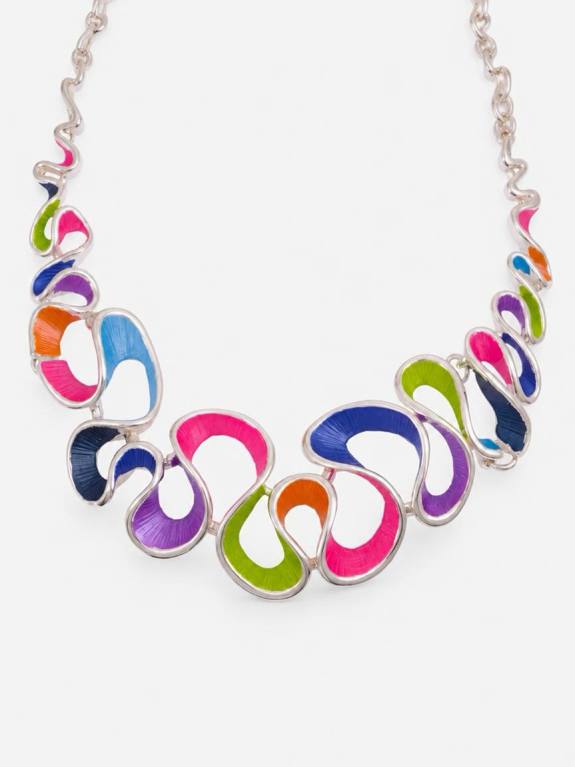 Colourful Ribbon Necklace - NC2675