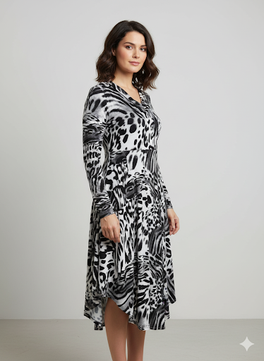 Carly Dress Animal Print - 50% Off