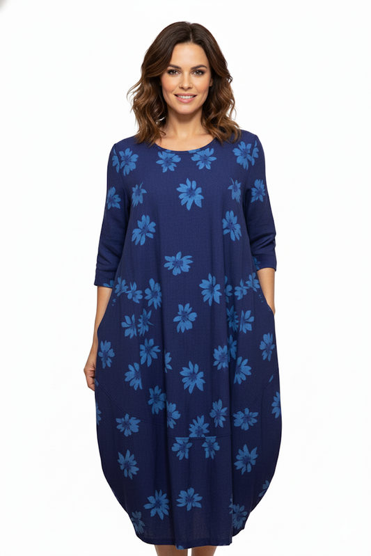 Dune Dress Indigo
