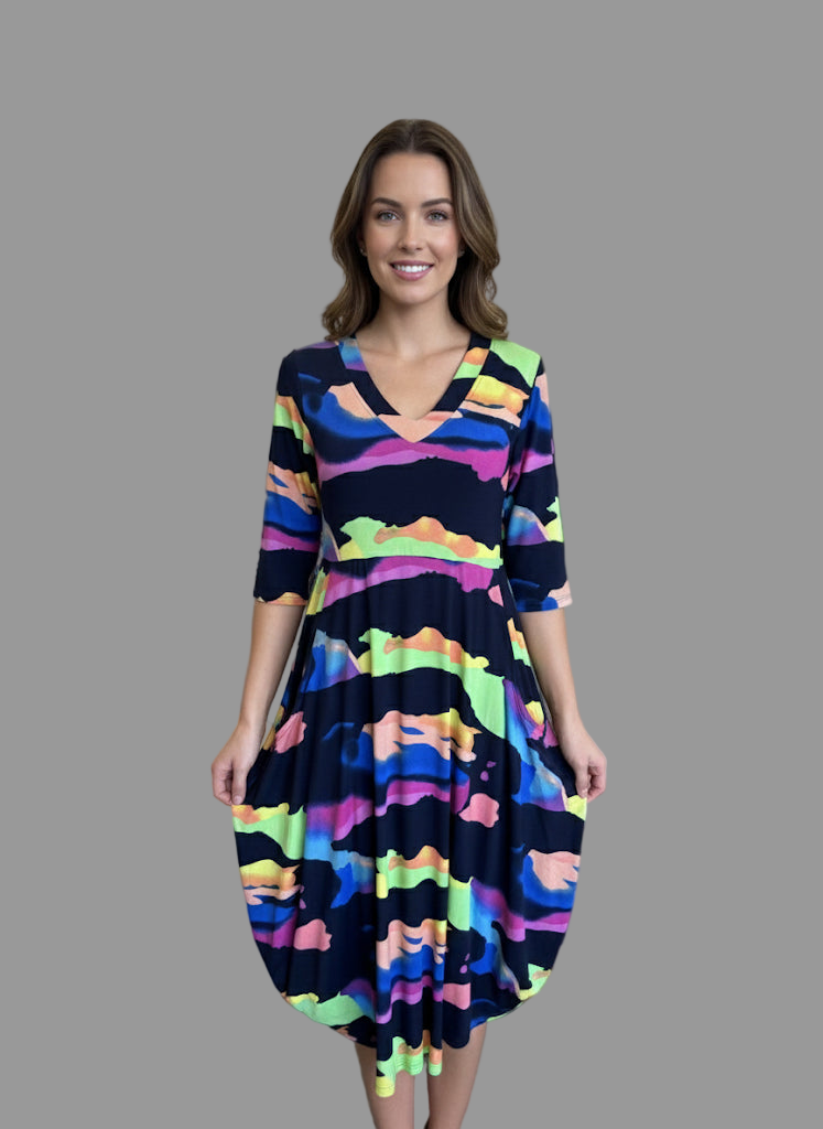 Carly Dress Galaxy- 50% Off