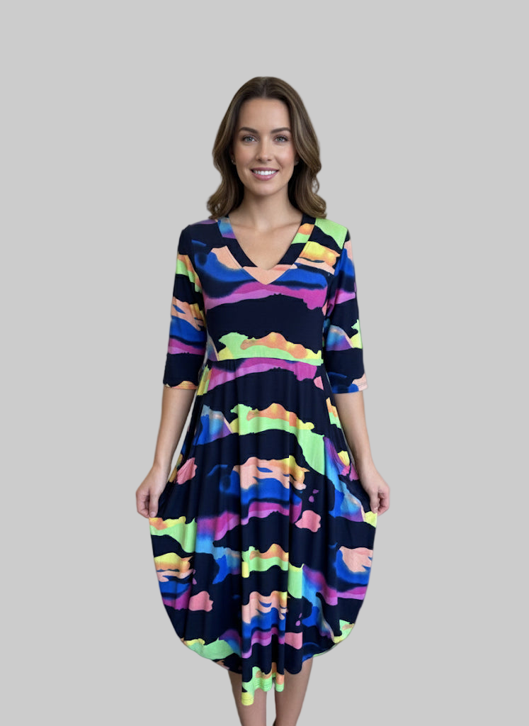 Carly Dress Galaxy- 50% Off