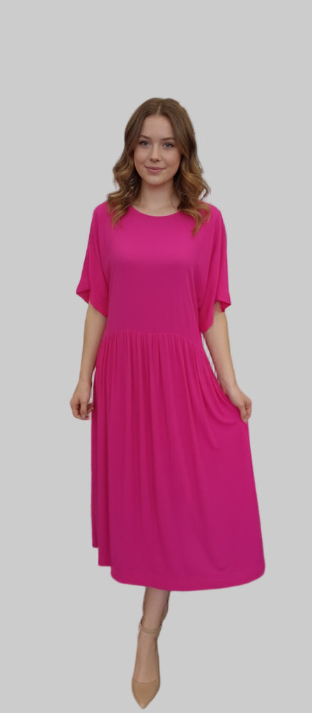 Good Time Dress Hot Pink