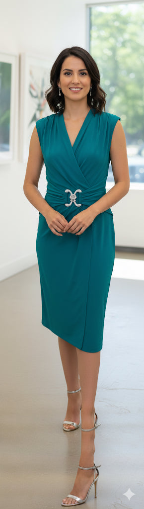 Knit Dress - Ocean Blue