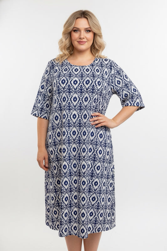 Dune Dress Regal Print
