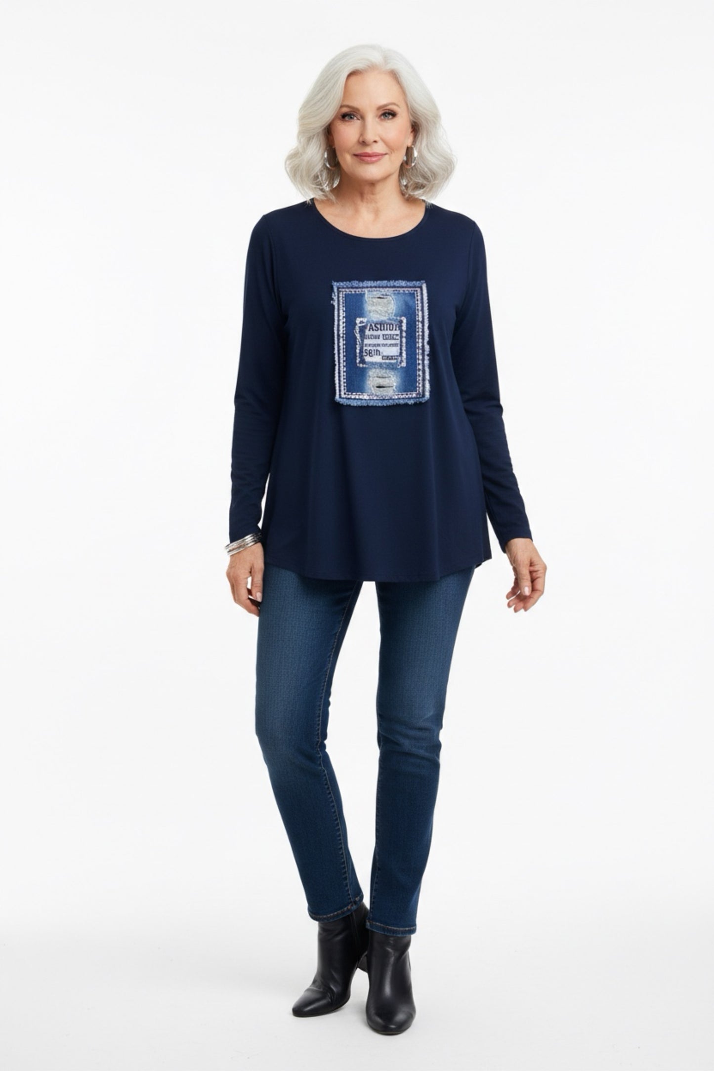 Every Day Tee  Navy - 50% Off