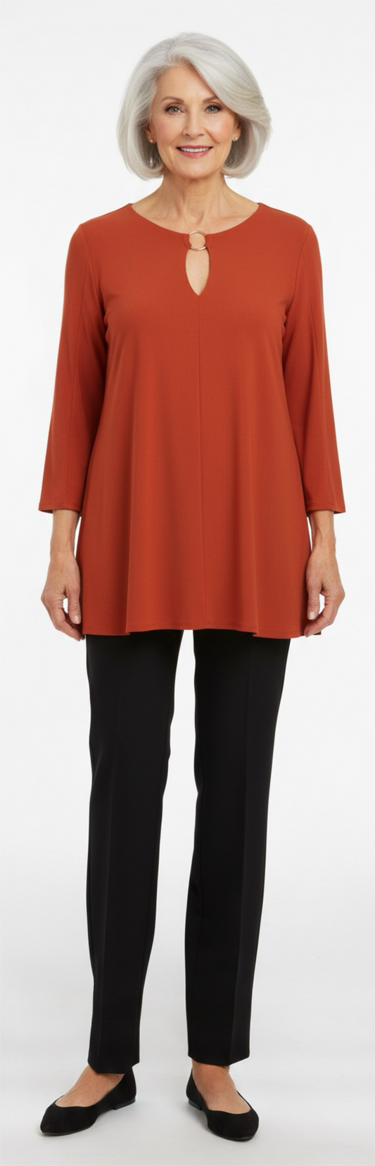 Trapeze Tunic - Tandoori - Now $50