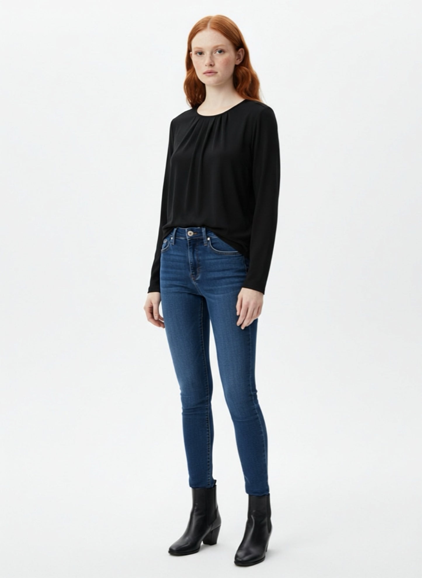 Lilia Merino Top - Black
