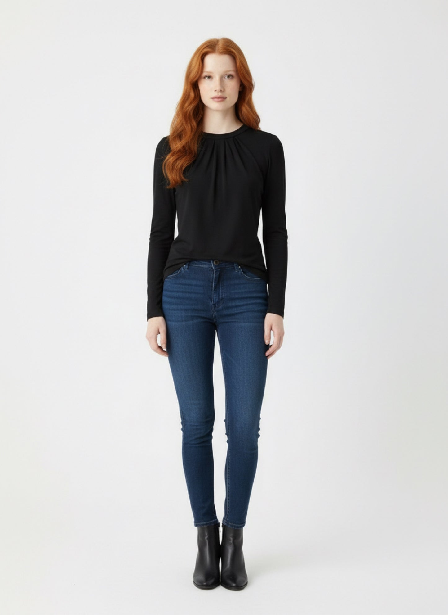 Lilia Merino Top - Black