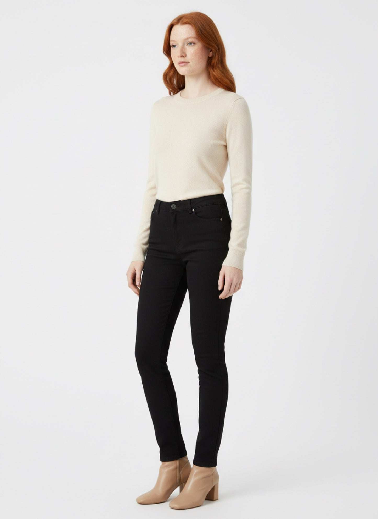 Harper Crew Merino Sand