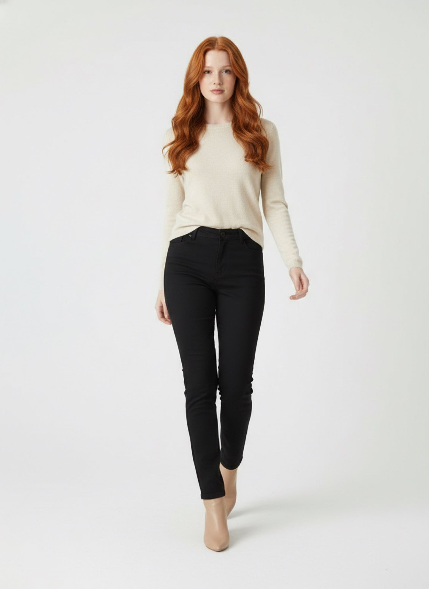 Harper Crew Merino Sand