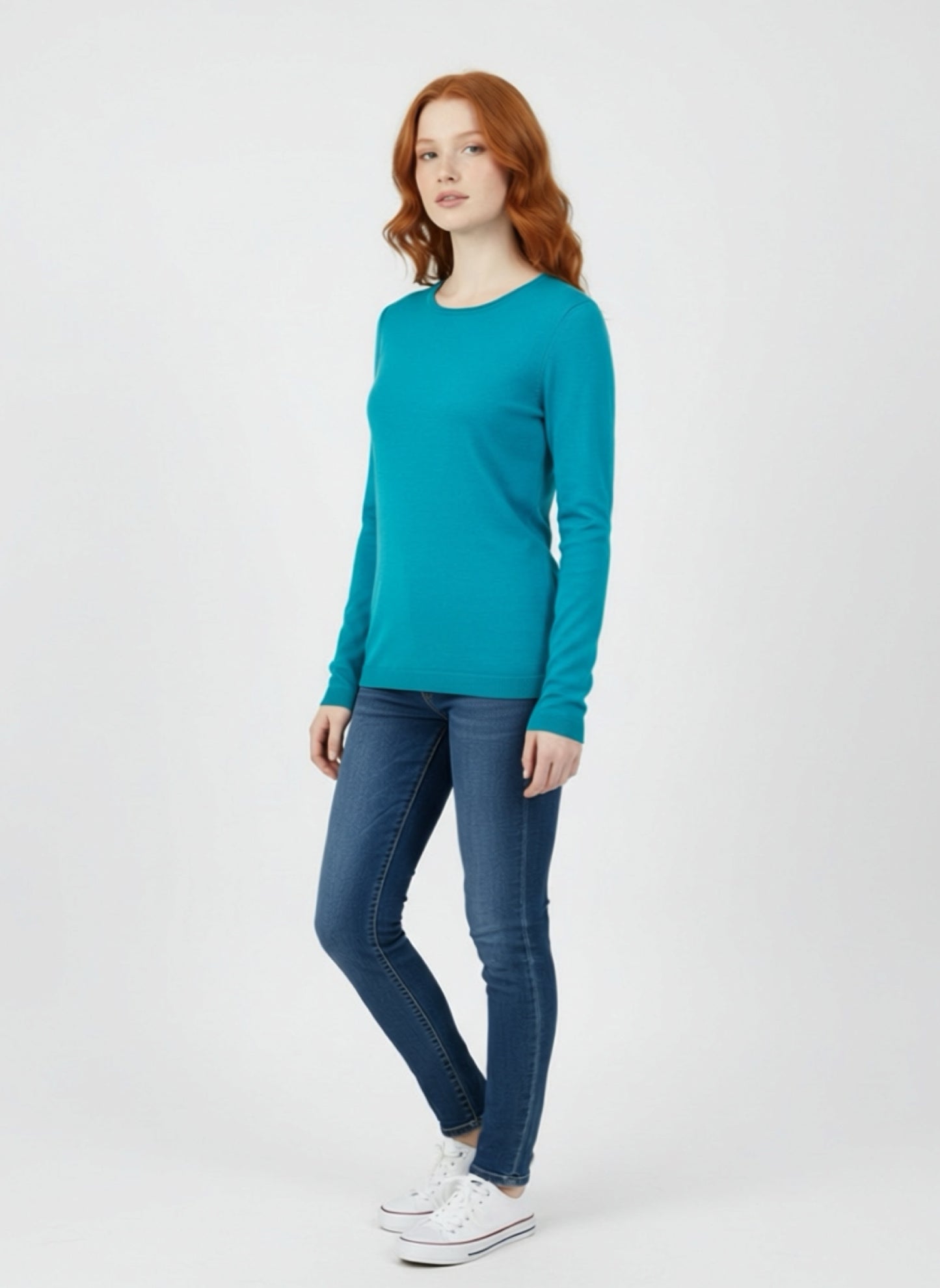 Harper Crew Merino Seaglass