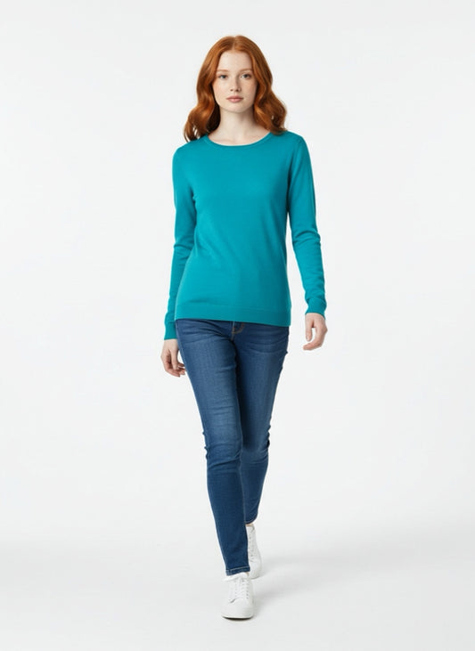 Harper Crew Merino Seaglass