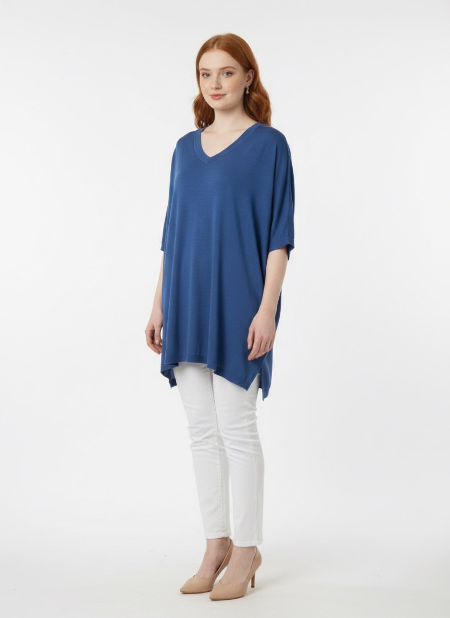 Merino Sonnet Tee Biscay Blue