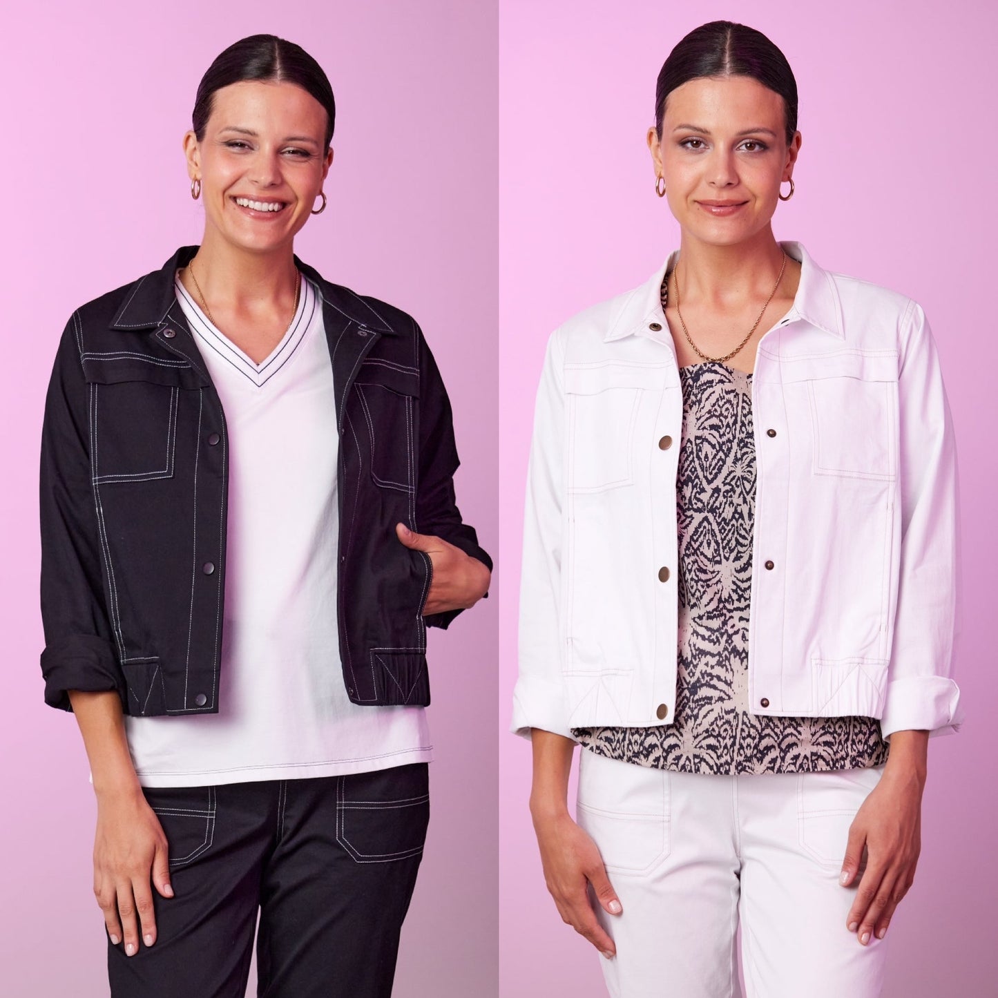 Newport - Cairo Jacket - NP28948 - Black or White