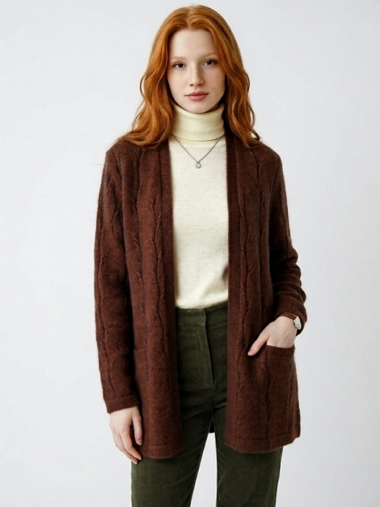 Possum/Merino Laurel Jacket Rimu