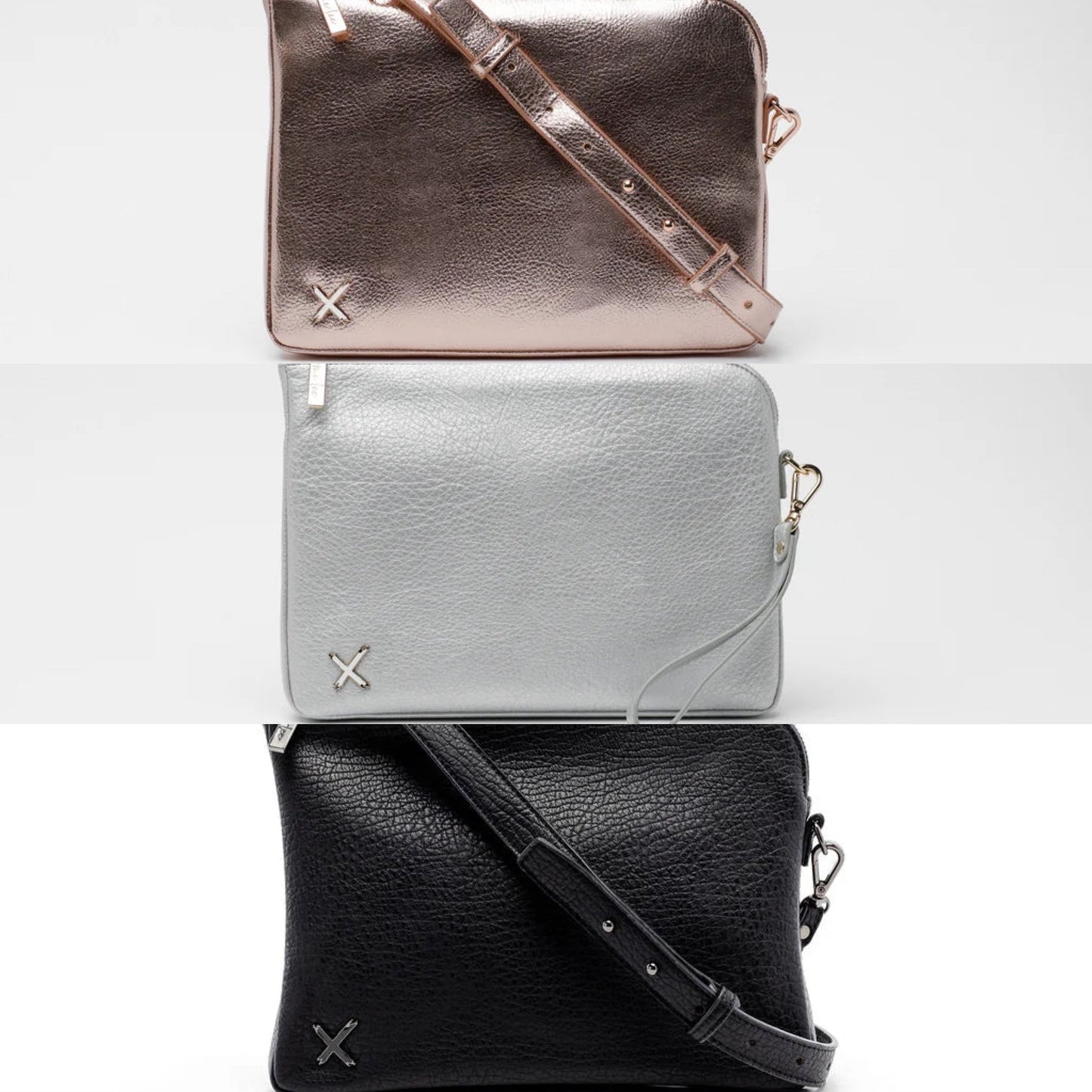 Homelee - Oversized Clutch - Rose Gold, Silver or Black