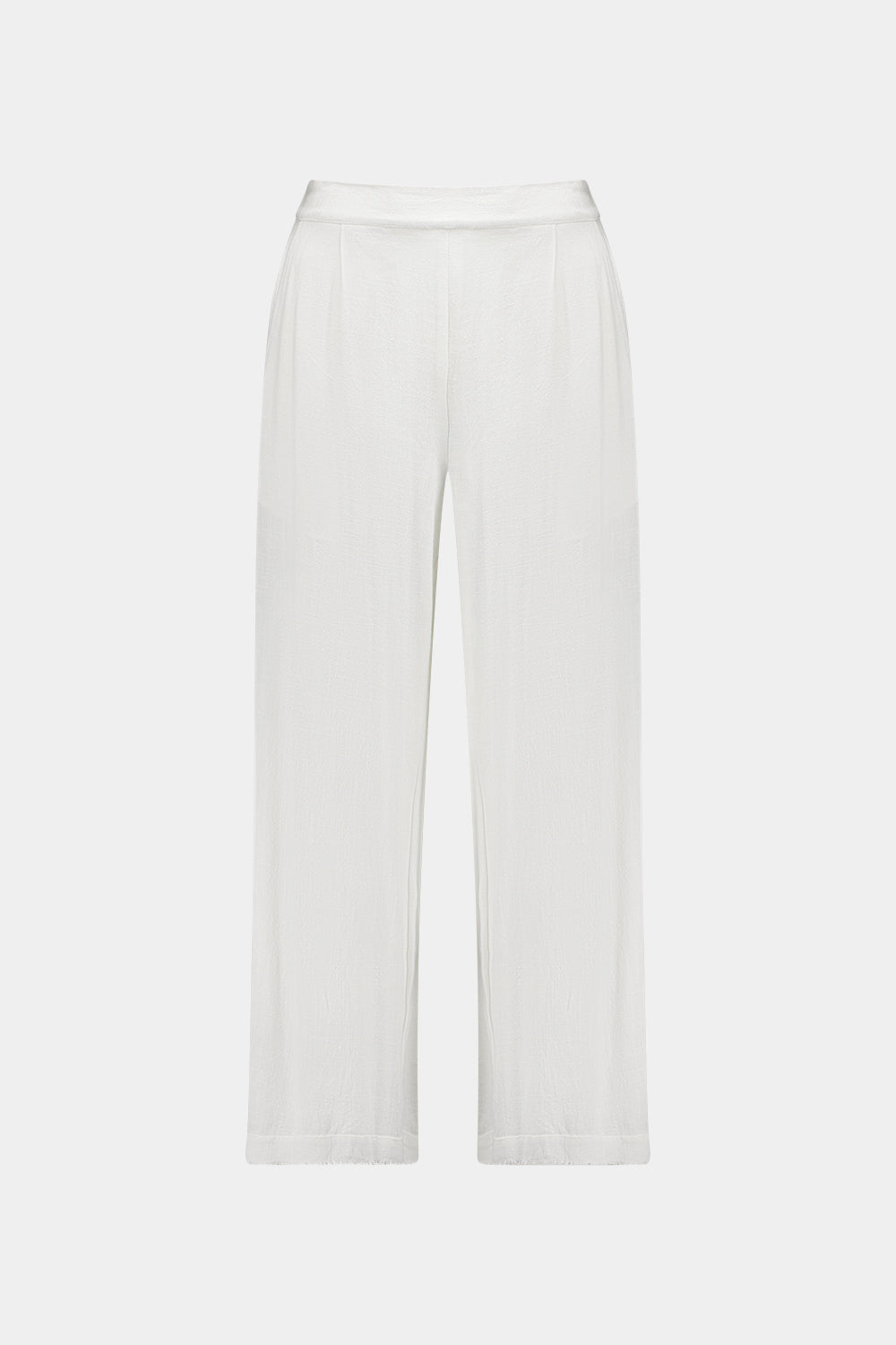 Lemon Tree - Jimena Pant - LT909 - Cream Linen Mix - Frayed Edging - 40% Off