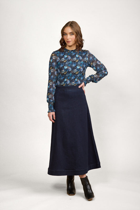 Perry Skirt - K4030 - Ink Denim - Due Mid Feb