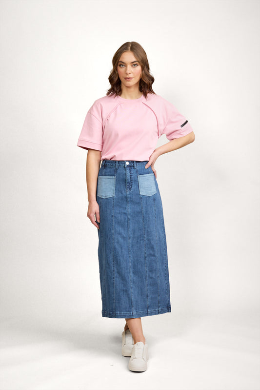 Knewe - Cooper Skirt - K4032 - Blue Wash