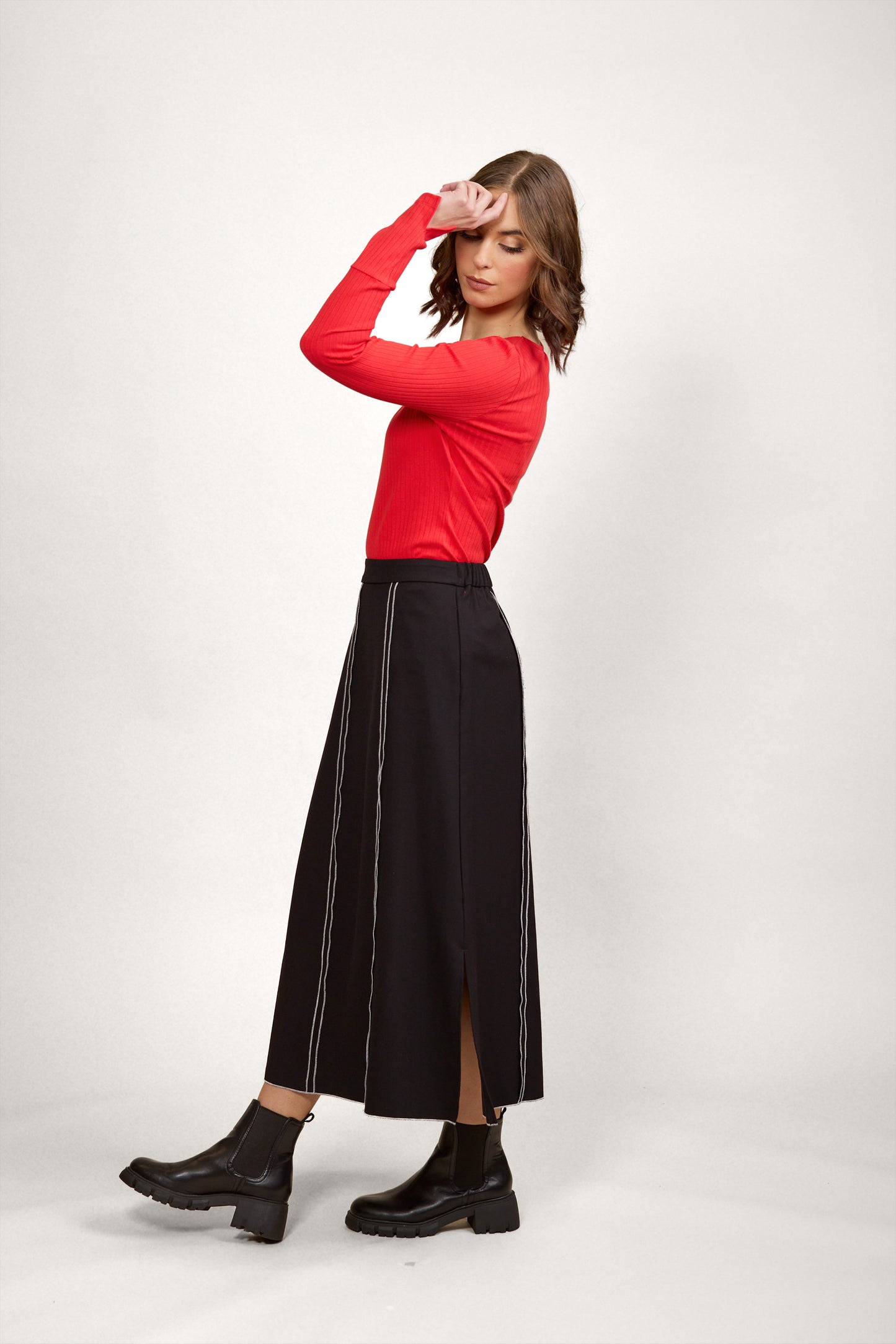 Knewe - Frame Skirt - K4033W - Black/white - Arrived