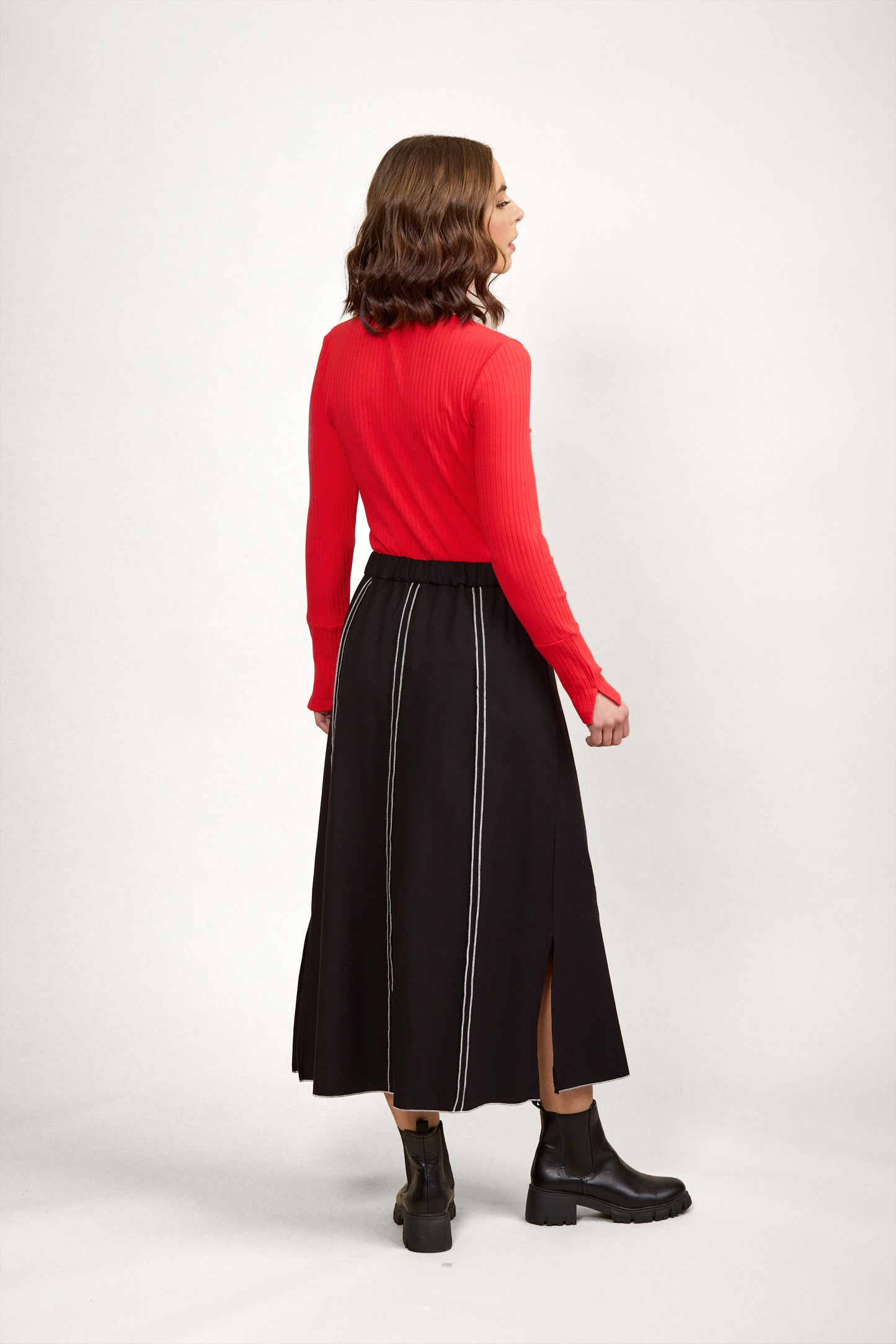 Knewe - Frame Skirt - K4033W - Black/white - Arrived