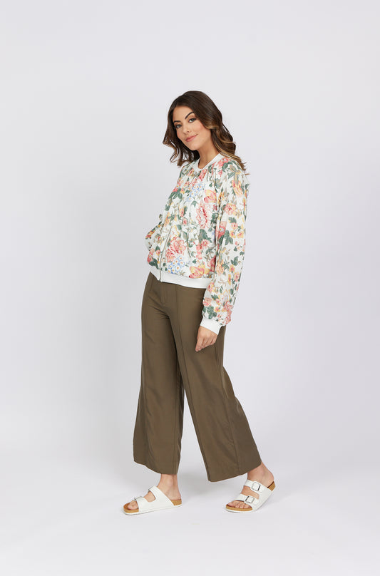 Knewe - K6037 Coco Linen Mix Bomber - Belle