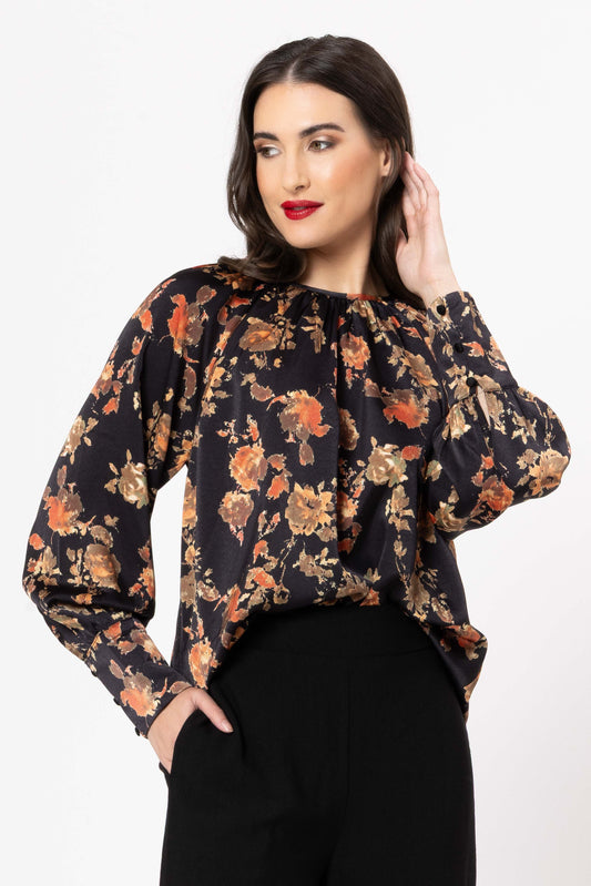 Centered Top Amber Floret