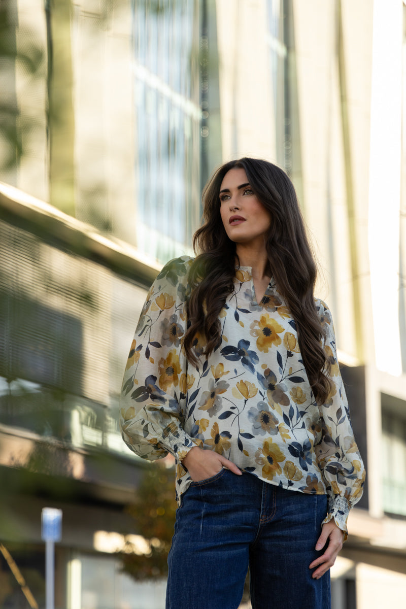 Havana Top - Golden Bloom
