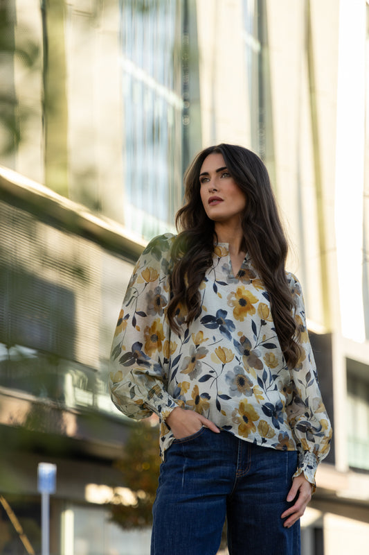 Havana Top - Golden Bloom