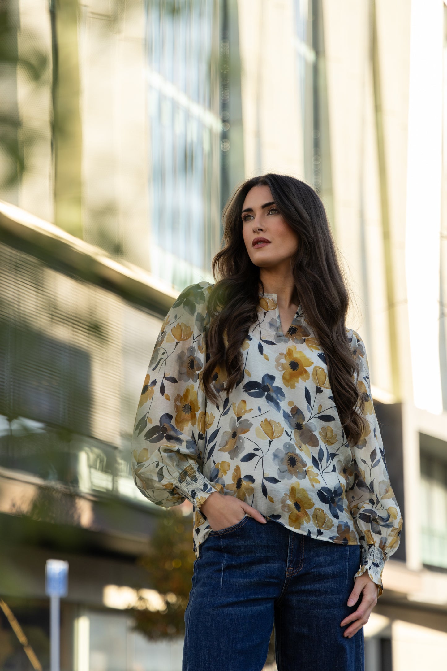 Havana Top - Golden Bloom