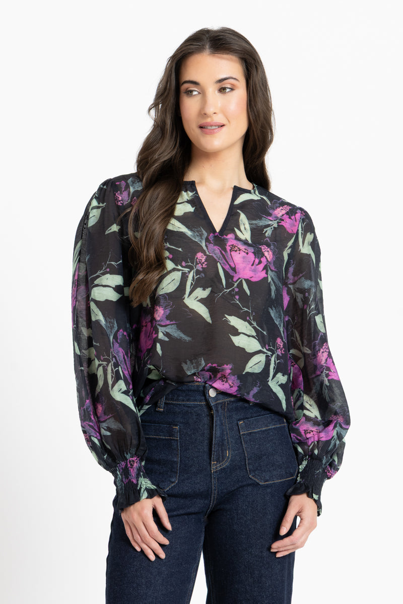 Havana Top - Indigo Garden