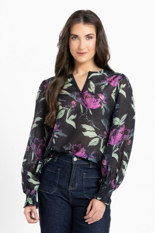 Havana Top - Indigo Garden