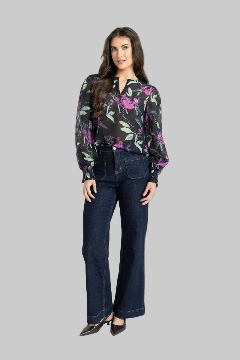 Havana Top - Indigo Garden